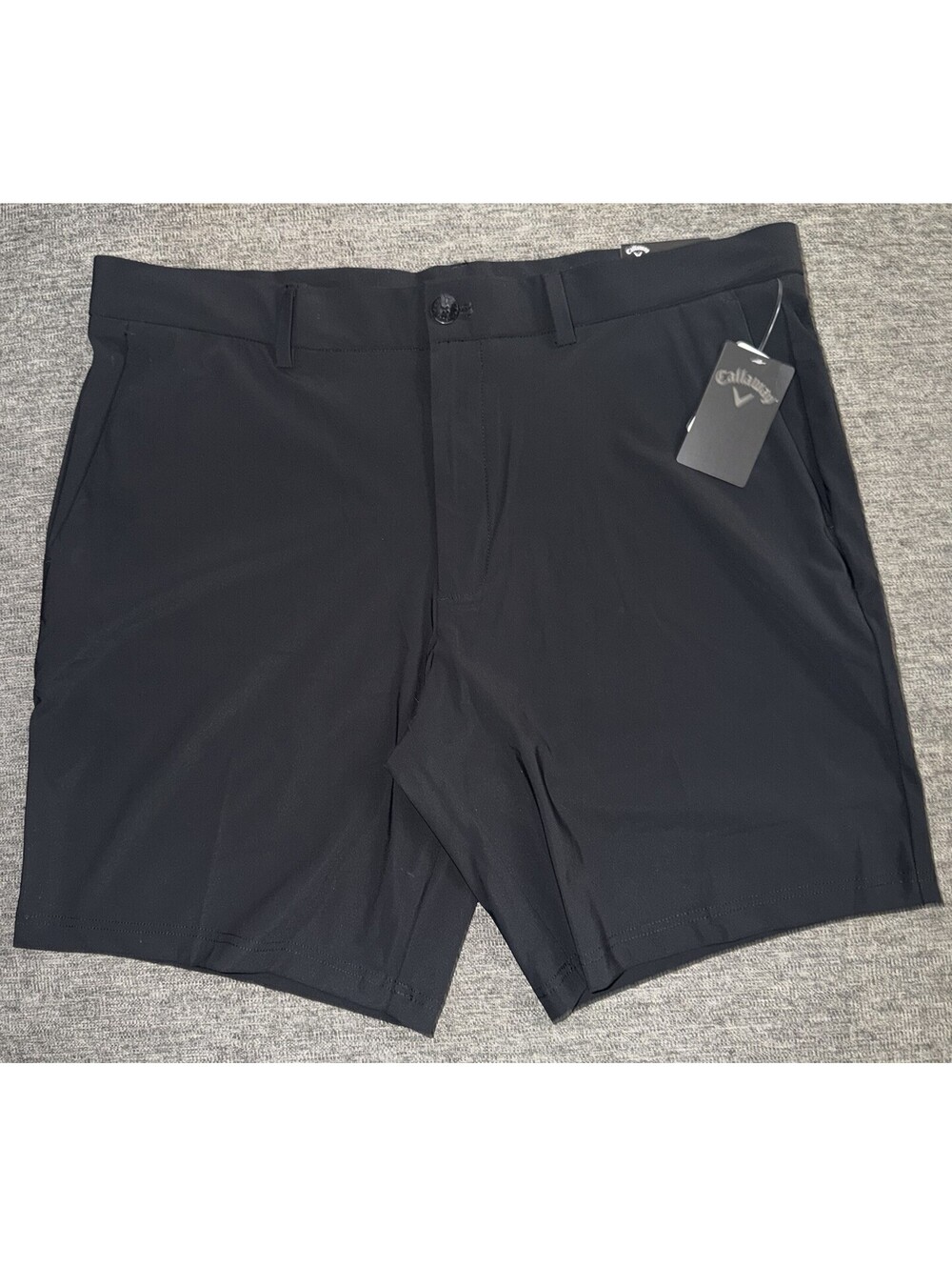 New Callaway Stretch Black Colorway Men 38W Golf Shorts w/9" Inseam - MSRP $78